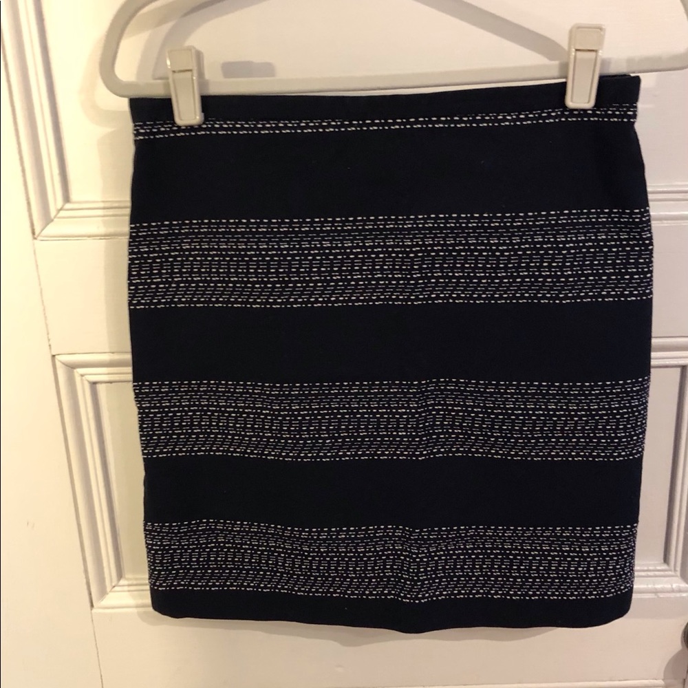 Black and white skirt